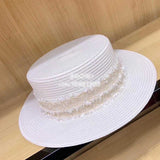 Chapeau-femme fédora Chapeau Fedora papier blanc