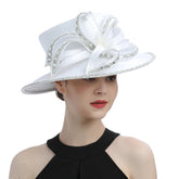 La boutique du chapeau 1 Chapeau Fascinator Blanc