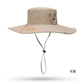 La boutique du chapeau 12cm kaki / 62 Chapeau de pêcheur pour l'été