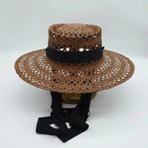 La boutique du chapeau 8 / 54-57cm Chapeau de raphia tissé à la main