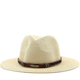 La boutique du chapeau Beige / 60-62CM Adustable Chapeau de soleil en paille