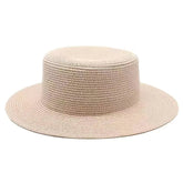 La boutique du chapeau Beige clair / M 56-58cm Canotier femme