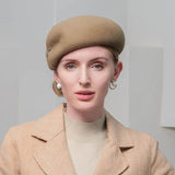 La boutique du chapeau Beige / M (56-58cm) Chapeau Fedora Vintage pour Femme