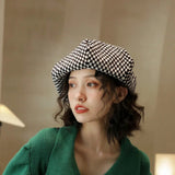 La boutique du chapeau Béret à carreaux pour femme