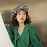 La boutique du chapeau Béret à carreaux pour femme
