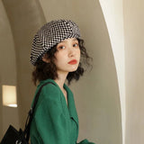 La boutique du chapeau Béret à carreaux pour femme