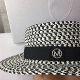 La boutique du chapeau Blanc Chapeau plat soleil