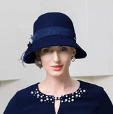 La boutique du chapeau Bleu / 53 to 57cm Chapeau cloche noir