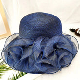 La boutique du chapeau Bleu / taille unique ajustable Chapeau femme sophistiqué