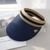 La boutique du chapeau Blue / adjustable Chapeau de paille visière