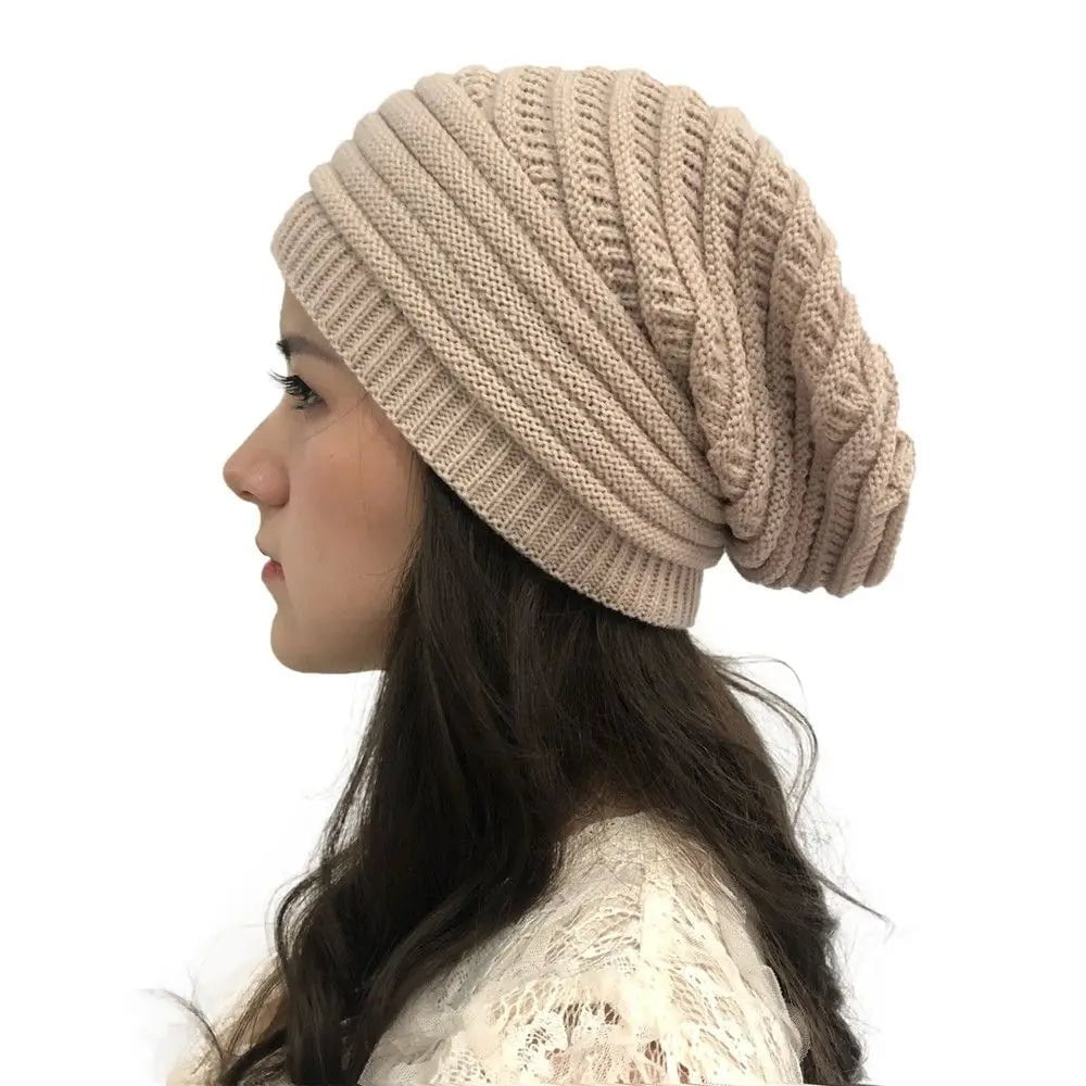 La boutique du chapeau bonnet Beige / Ajustable (du 54 au 59) Bonnet en laine femme