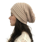 La boutique du chapeau bonnet Beige / Ajustable (du 54 au 59) Bonnet en laine femme