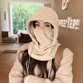 La boutique du chapeau bonnet Beige / Ajustable (du 54 au 59) Cagoule d'hiver