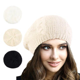 La boutique du chapeau bonnet Bonnet d’hiver pour femme en tricot doux et tendance