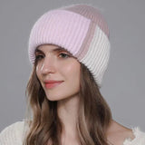 La boutique du chapeau bonnet Bonnet en angora pour femme : douceur exceptionnelle