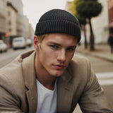 La boutique du chapeau bonnet Bonnet tricoté simple pour homme