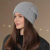 La boutique du chapeau bonnet Gris / Ajustable (du 54 au 59) Bonnet décontracté pour femme