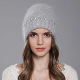 La boutique du chapeau bonnet Gris / Ajustable (du 54 au 59) Bonnet femme épais a paillettes