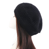La boutique du chapeau bonnet Noir / Ajustable (du 54 au 59) Bonnet pour femme : look cosy et moderne
