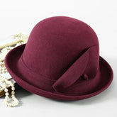 La boutique du chapeau Bordeau / M 56-58cm chapeau cloche moderne