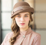 La boutique du chapeau Chapeau cloche vintage en feutre