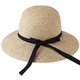 La boutique du chapeau chapeau de paille beige 1 / L Chapeau de paille pour femmes