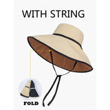 La boutique du chapeau Chapeau de plage à grand bord