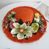 La boutique du chapeau Chapeau et sac en rotin de style bohème