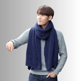 La boutique du chapeau Écharpe Bleu / 175cm Écharpe épaisse pour homme