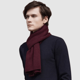 La boutique du chapeau Écharpe Bordeau Écharpe pour homme en laine