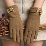 La boutique du chapeau Gants coupe-vent en peluche interne