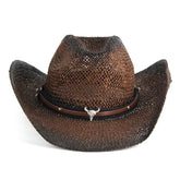 La boutique du chapeau Marron / 57-58cm Chapeau de cowboy respirant