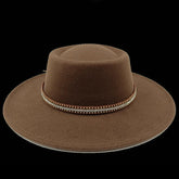 La boutique du chapeau Marron / M (56-58cm) Chapeau Fedora Exclusif pour Femme