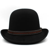 La boutique du chapeau Noir / 57-59CM Chapeau melon femme