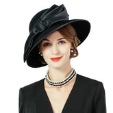 La boutique du chapeau Noir Chapeau Fedora Urbain pour Femme