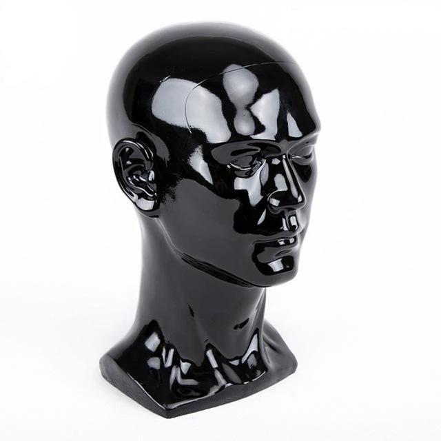 La boutique du chapeau Noir Tête de Mannequin style support pour perruque chapeau lunettes