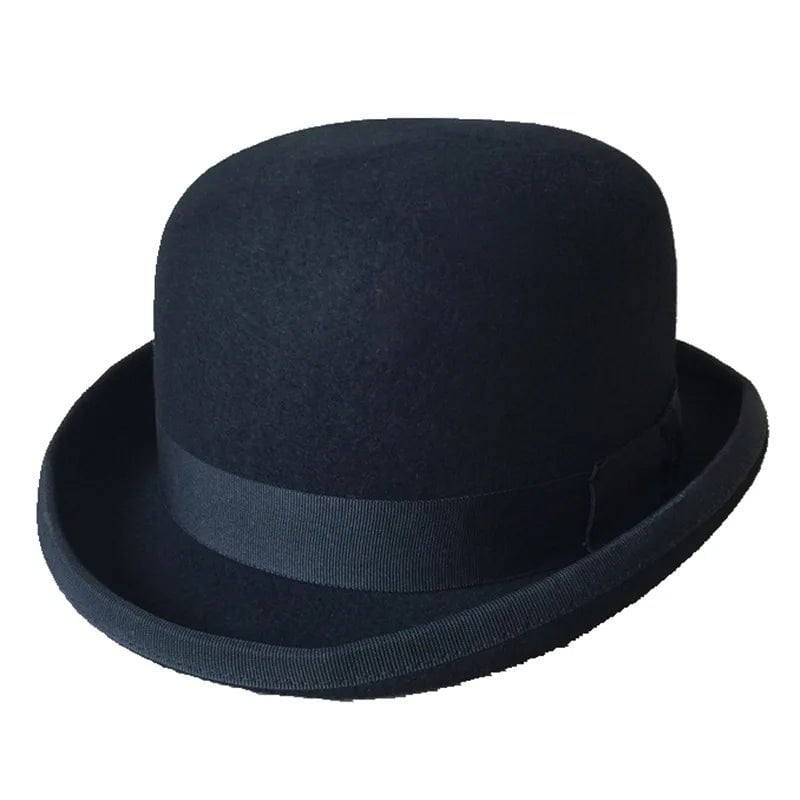 La boutique du chapeau Noir / XL(61cm) Chapeau Melon Résistant