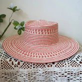 La boutique du chapeau Rond Chapeau de paille rose