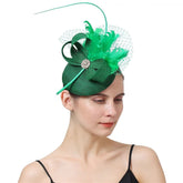 La boutique du chapeau Vert 2 Chapeau Fascinator Original