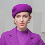 La boutique du chapeau Violet / M (56-58cm) Chapeau Fedora Vintage pour Femme