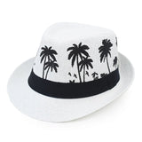 La boutique du chapeau White Chapeau de Plage Trilby