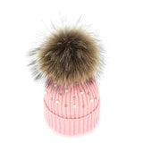 Paris-Chapeau bonnet & skullies Rose C Bonnet garnie de perles Style Mode