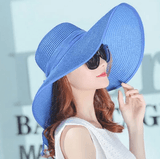 Paris-Chapeau chapeau de paille Chapeau Pliable D'été UV Protéger