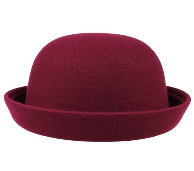 Paris-chapeau chapeau vintage Bordeaux Fedora Vintage