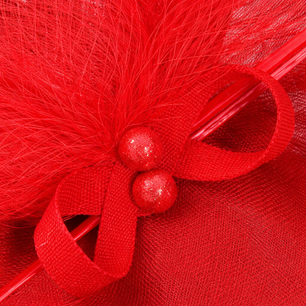 Chapeau bibi femme plume fleur cérémonie