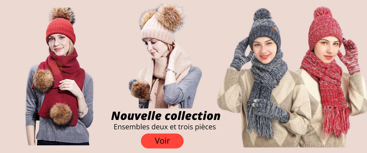 Chapeaux d'hiver Pompon Haute Qualité Hiver Bonnet Tricoté Chapeau Femme  Skullies Caps Blanc : : Mode