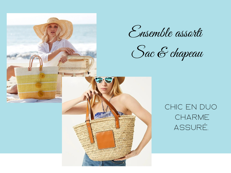 ensemble assorti sac et chapeau