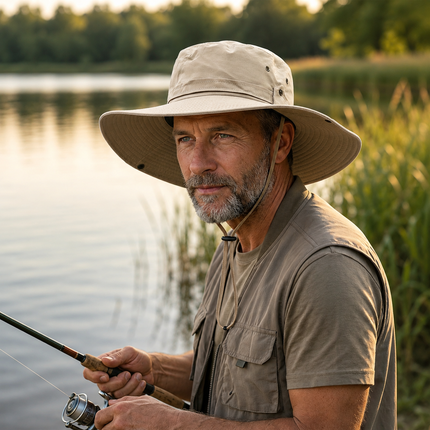 Chapeau Anti-UV Homme — Randonnée, Pêche & Jardin