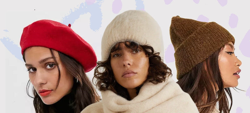 bonnet et chapeau d' hiver femme