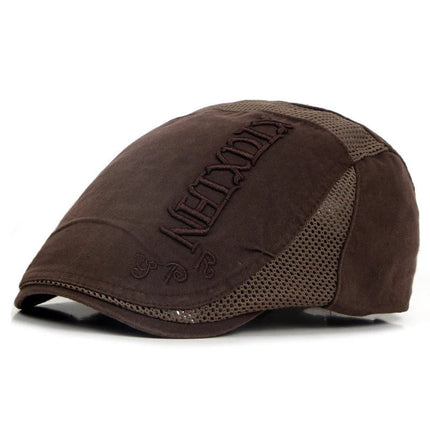 Béret casquette en coton - Kaki - Ajustable (du 54 au 59) | La boutique du chapeau